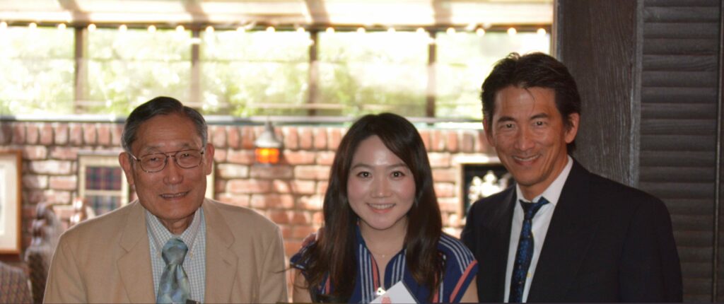 Brian Itagaki, Juka Kim (2023 scholarship recipient), Barry Goy